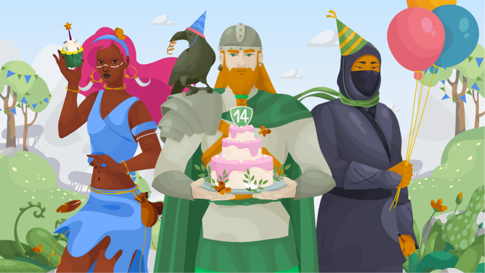 Obtenez des remises pour notre occasion spéciale : fêtez le 14ème anniversaire d'AdGuard !