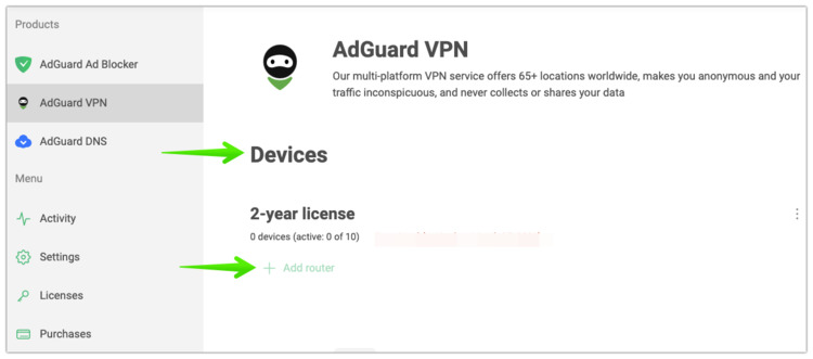 adguard vpn router