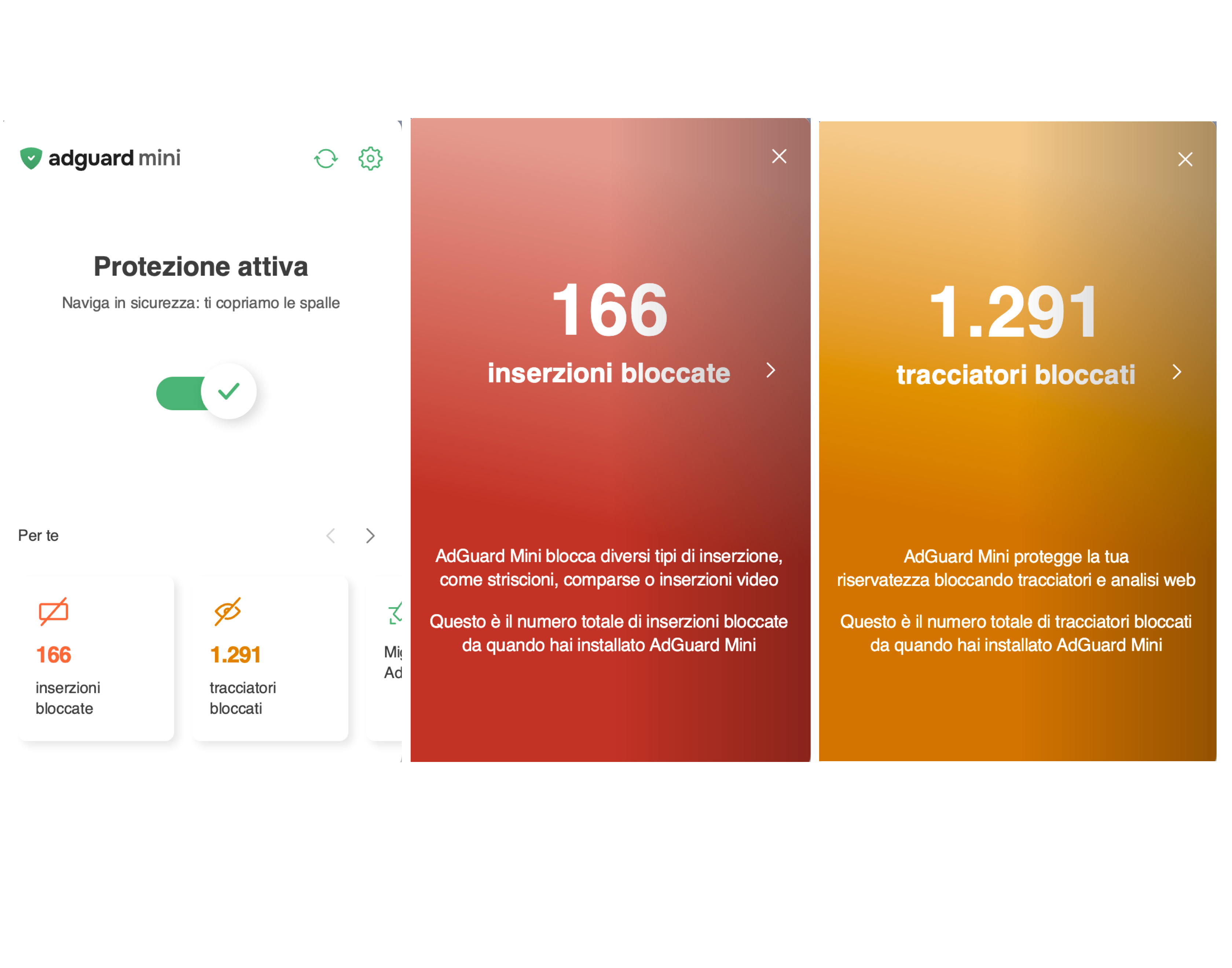 Menu della barra delle applicazioni