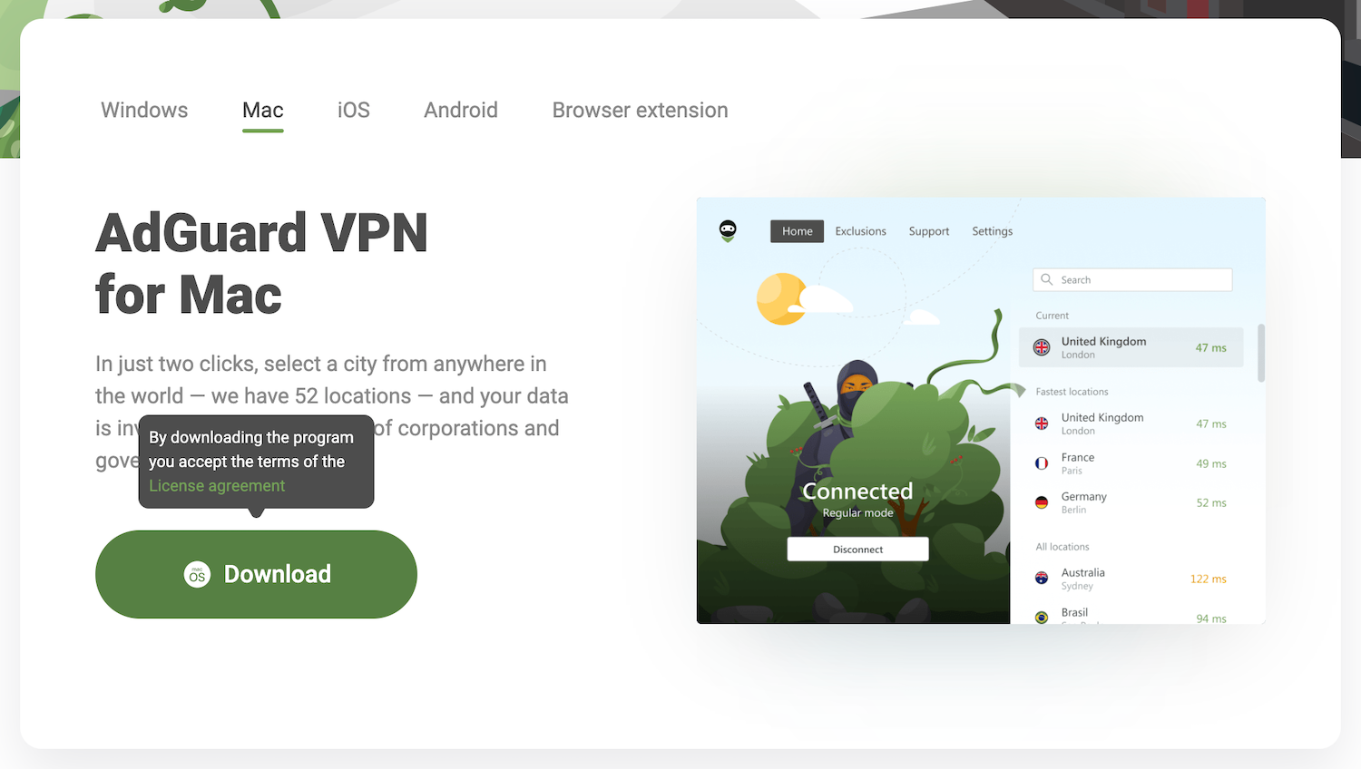 adguard vpn macbook