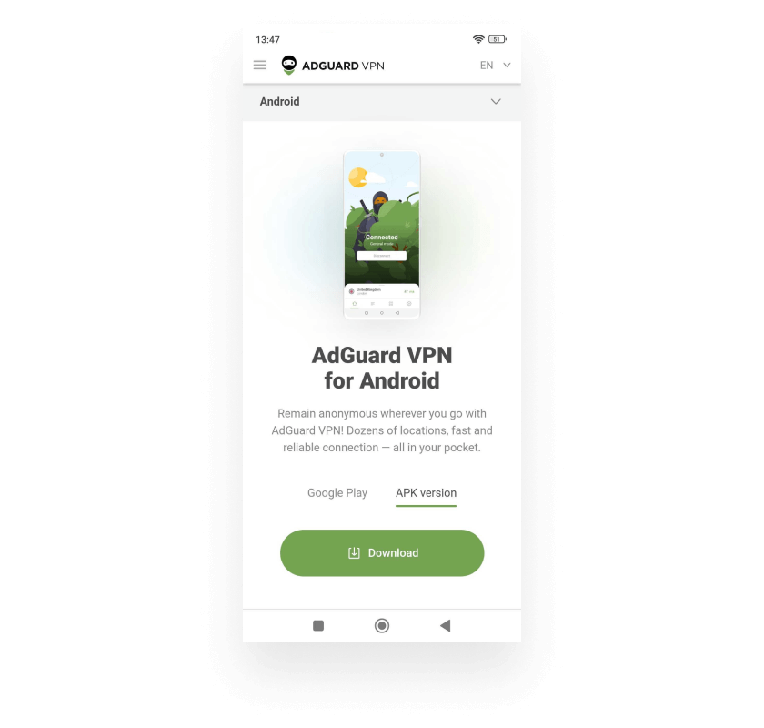 دانلود adguard vpn با لینک مستقیم